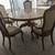 Round wood dining table with 5 chairs 5 thumbnail