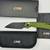 CJRB J1945 Pyrite-Light Button Lock Knife Green FRN 1 thumbnail
