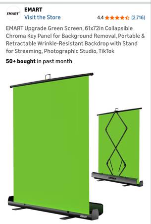 Green screen - retractable 1