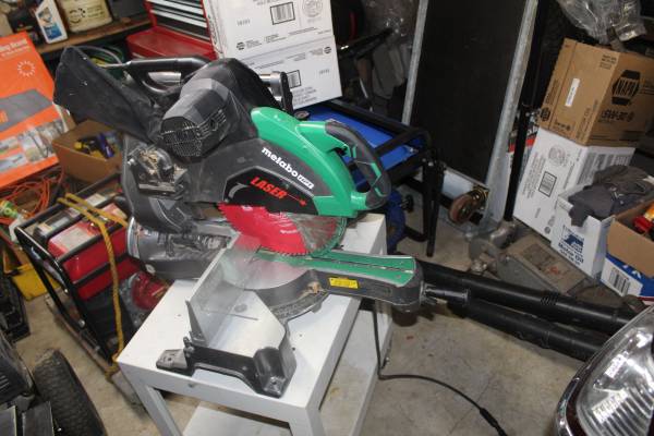 Metabo 12" compound sliding miter saw w/laser 1