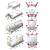 Reflective Tape, Diagonal Striped, Red /White, 3" Width, 150 F 7 thumbnail