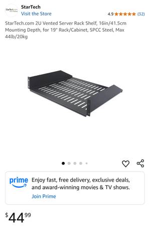 Startech navepoint server rack shelf gpu frames risers 1
