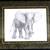 Original Framed Pencil Drawing of ELEPHANT 16 X 20 IN. 2 thumbnail