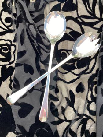 SHEFFIELD 2 PIECE SALAD SERVING SET Silverware 1