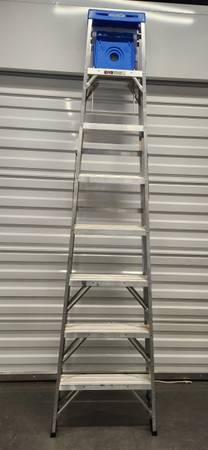 Werner 8 ft aluminum ladder 1