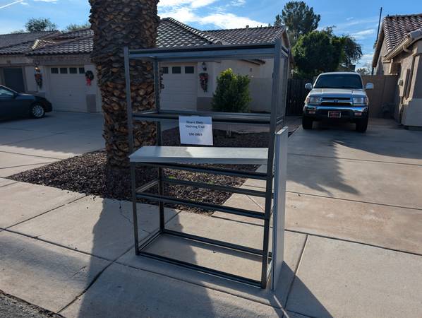 Metal storage shelves 1