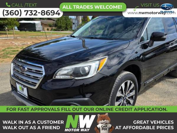 2017 Subaru Outback 25i Limited Wagon 4D - $14,995 (7160 Guide Meridian Rd., Lynden, WA 98264)634708876323851219