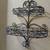 Large  Iron  Scroll Two Tier Basket Hanging Wall Display Storage 1 thumbnail