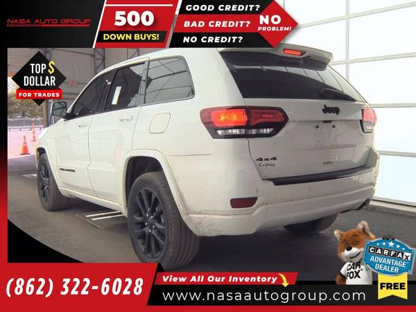 2017 Jeep Grand Cherokee Altitude 4x4 4 x 4 4-x-4 Ltd Avail - $13,999 (The price in this ad is the downpayment)63654720660867124