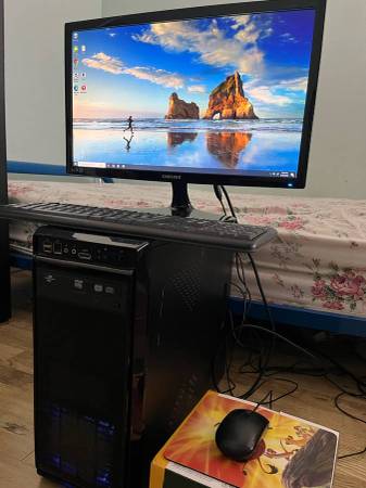 Complete AMD six core computer w/ monitor 1