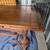 Jacobean style solid oak tablew/ chairs 3 thumbnail