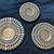 Round Mirror Tray Silver Crystal, 3 Sunburst Wall Art Champagne Gold 7 thumbnail