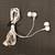 Excelior White In-Ear Corded Headphones (New Condition) 2 thumbnail
