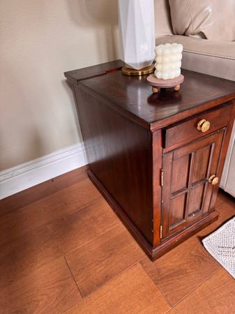 Ashley solid wood side tables 1