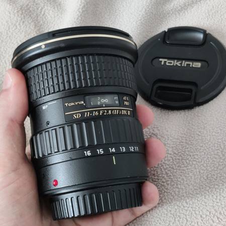 Tokina SD 11-16mm f2.8 (IF) DX II AT-X PRO - Canon EOS EF Lens