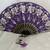 (12) Hand Fans - Traditional Folding Fan With Unique Designs. 7 thumbnail