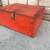 Tool box red toolchest wooden crate storage chest  Media Movie props 1 thumbnail