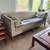 Mid-Century Modern Sage Green Sofa with Bolster Pillows 3 thumbnail