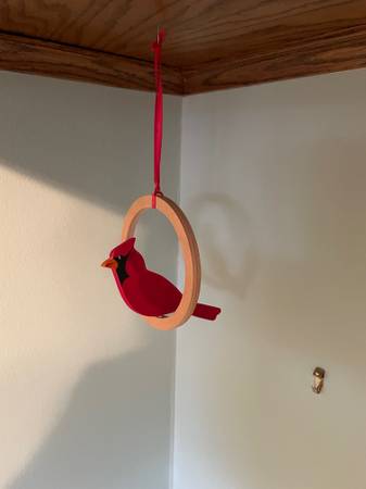 Hanging Cardinal Bird 1