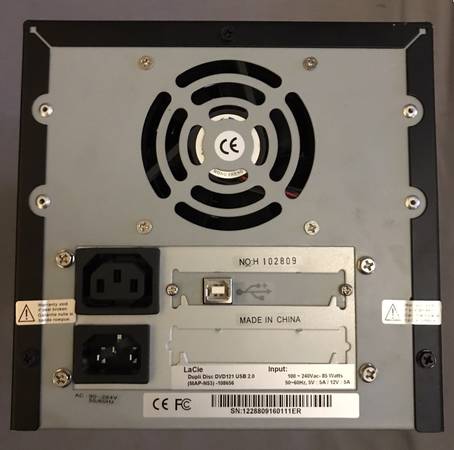 Computer DVD duplicator External standalone LaCie - $40 (Courthouse-Rosslyn Arlington, VA Area)63471283209089121