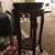 Elegant Asian-Inspired Marble and Wood Flower Stand 2 thumbnail