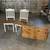 Solid wood table with 4 chairs and leaf 3 thumbnail