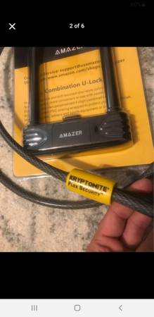 Candados para bicicletas. (Kryptonite y Amazer) ¡Nuevo a estrenar! - $60 (Lynn)63437952974721121