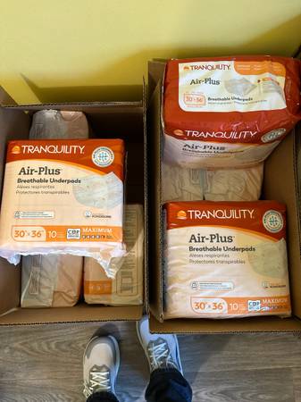 BED PADS Tranquility Air Plus Breathable 100 PADS Maximum protection 1