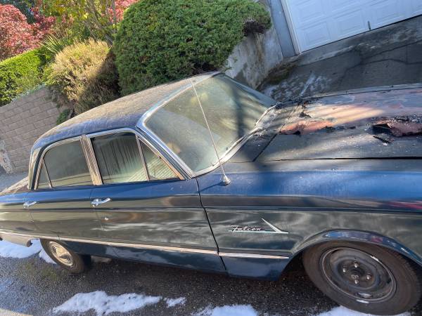 1962 Ford Falcon, post engine fire 1