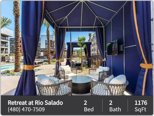 $2,920 / 2br - 1176ft2 - Make yourself at home in comfort and style! 2 Bed / 2 Bath 1176 SqFt (Tempe - Phoenix Zoo)64024999678849120