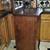 Antique Sheet Music Cabinet INLAID WOOD Cabriole Legs BEVELED Mirror! 3 thumbnail