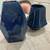 Pair of Dark Blue Vases 1 thumbnail
