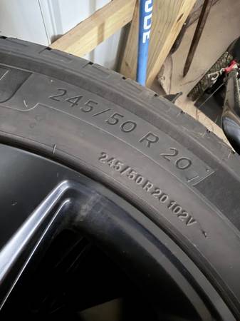 245/50/R20 inch wheels and tires 1