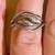 Vintage sterling Double Snake ring 10 4 thumbnail