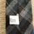 Vintage 100% Pure New Wool Blue/Brown/Black/Gray Tartan Tie 5 thumbnail