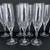 7 Hoya aurora crystal champagne flutes 2 thumbnail