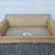 Ethan Allen skirted sofa couch 9 thumbnail