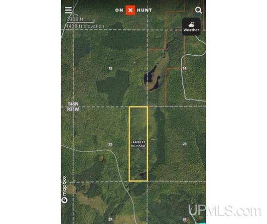 $100,000 160 Acres Surrounded by private forestry land MLS 50174870 (Crystal Falls)64151610067841120
