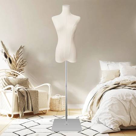SHAREWIN Durable Core Sewing Mannequin with Linen Fabric Layer 1