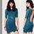 NIGHTCAP BLUE LACE OPEN BACK BODYCON MINI DRESS Sz 3 S M 1 thumbnail