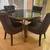 4 NEW dinner chairs light expresso color, for sale as a SET $420 5 thumbnail