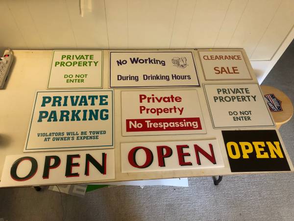 Various signs 1