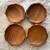 MCM Monkey Pod wood Salad or Snack Set Serving Bowl 6 Bowls 4 thumbnail