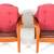 PAIR DANISH MODERN ARMCHAIRS MID CENTURY 4 thumbnail