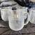 ** 4  textured glass beer/coffee mugs ** 6 thumbnail
