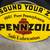 1950s PENNZOIL Motor Oil  [ A-M 6-56 ]  Station 2 Sided 31” x 22 ”Sign 1 thumbnail