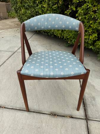 Kai Kristiansen MCM Teak Wood Dining desk Chair Vintage Danish - $150 (Pasadena)63471470276737121
