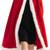 Like New Adult Children Christmas Santa Robe Cape Velvet Red Hooded 1 thumbnail