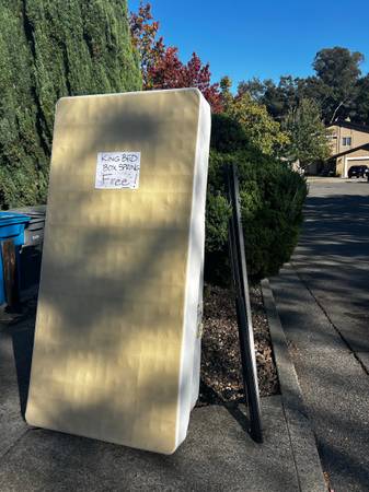Free King Box Springs - come pick up today! 1