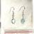 Brand new Sterling silver earrings with 8 karat size aquamarines 1 thumbnail